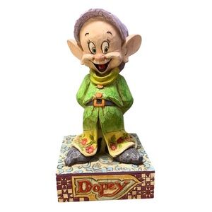 DISNEY SHOWCASE JIM SHORE SNOW WHITE DOPEY DWARF FIGURINE 2005